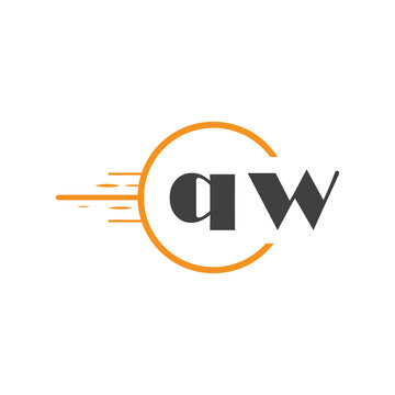 initial monogram logo with circle style design.