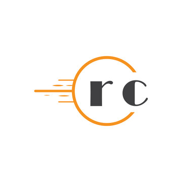 initial monogram logo with circle style design.
