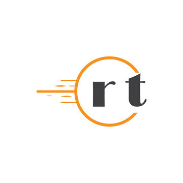 initial monogram logo with circle style design.