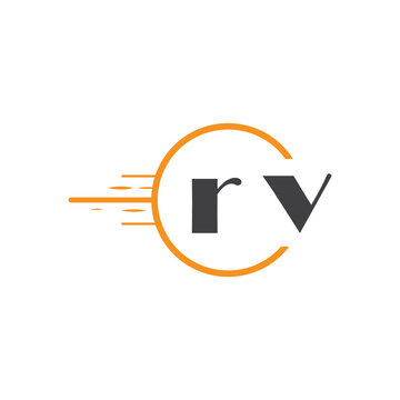 initial monogram logo with circle style design.
