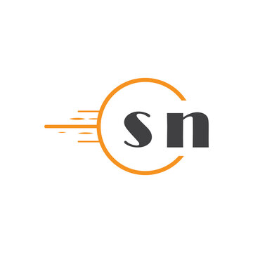initial monogram logo with circle style design.