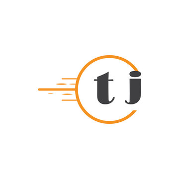 initial monogram logo with circle style design.