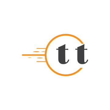 initial monogram logo with circle style design.