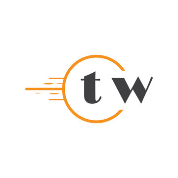 initial monogram logo with circle style design.