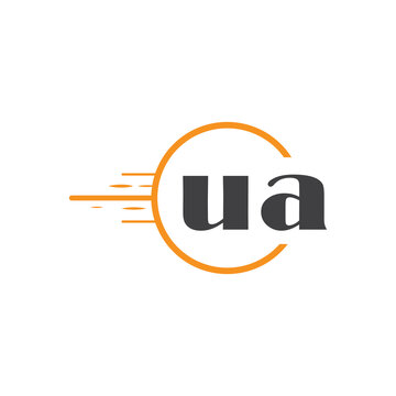 initial monogram logo with circle style design.