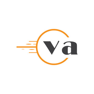 initial monogram logo with circle style design.