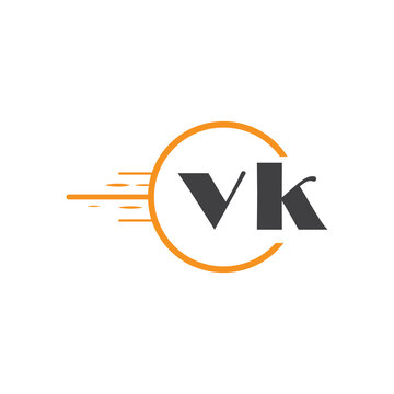 initial monogram logo with circle style design.