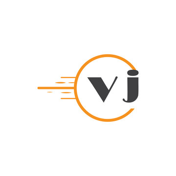 initial monogram logo with circle style design.