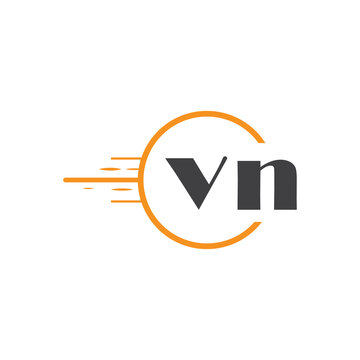 initial monogram logo with circle style design.
