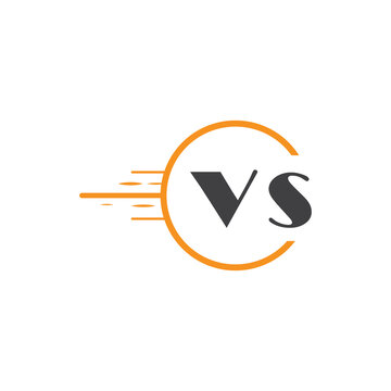 initial monogram logo with circle style design.