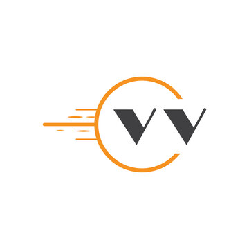 initial monogram logo with circle style design.