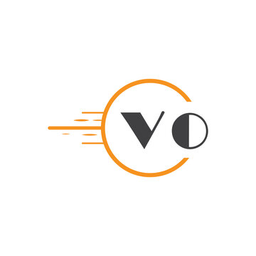initial monogram logo with circle style design.