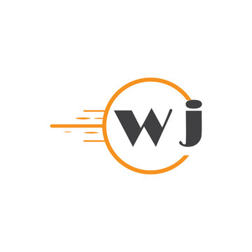 initial monogram logo with circle style design.