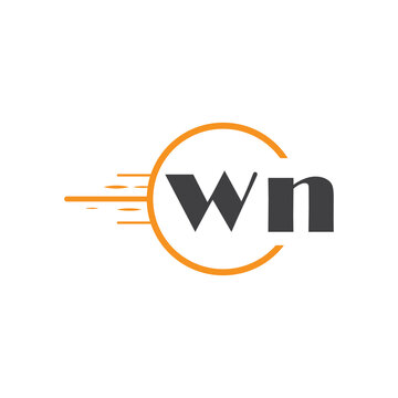 initial monogram logo with circle style design.