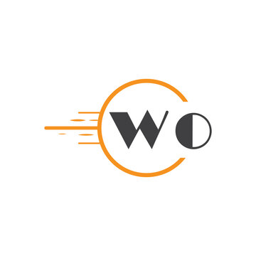 initial monogram logo with circle style design.