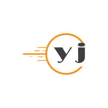 initial monogram logo with circle style design.