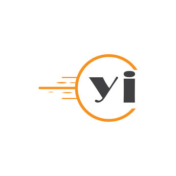 initial monogram logo with circle style design.