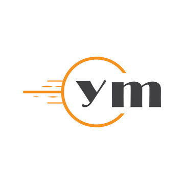 initial monogram logo with circle style design.