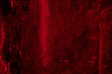 Aufkleber - Old wall texture cement black red  background abstract dark color design are light with white gradient background.