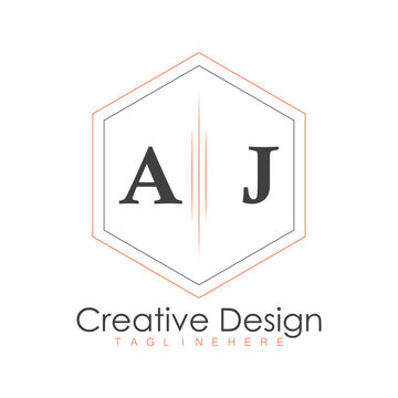 initial monogram logo with polygon style design.