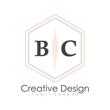 initial monogram logo with polygon style design.