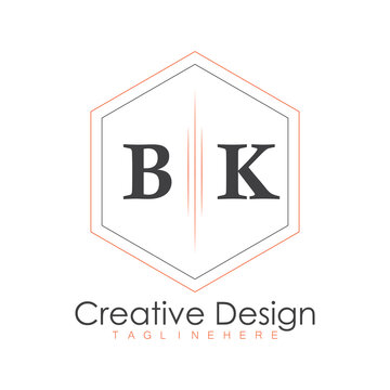 initial monogram logo with polygon style design.
