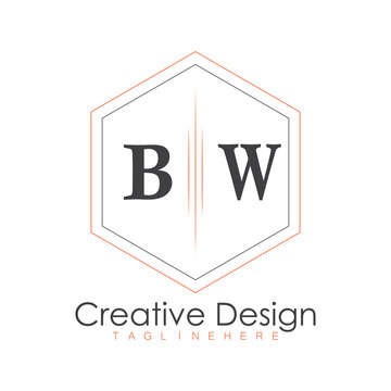 initial monogram logo with polygon style design.