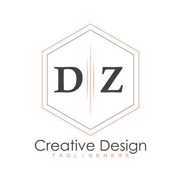 initial monogram logo with polygon style design.