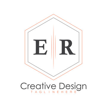 initial monogram logo with polygon style design.