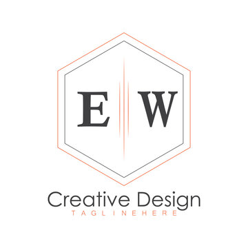 initial monogram logo with polygon style design.