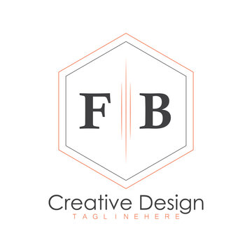 initial monogram logo with polygon style design.