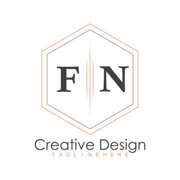 initial monogram logo with polygon style design.