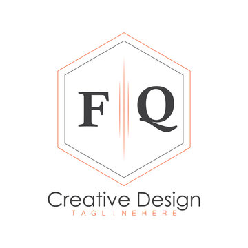 initial monogram logo with polygon style design.