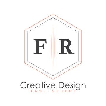 initial monogram logo with polygon style design.