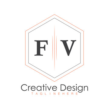 initial monogram logo with polygon style design.