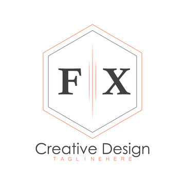initial monogram logo with polygon style design.