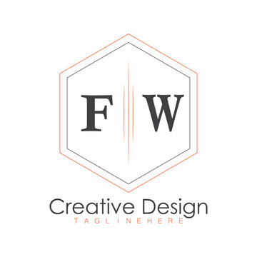 initial monogram logo with polygon style design.