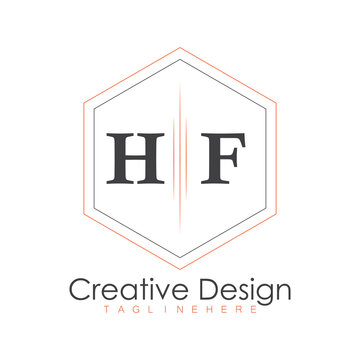 initial monogram logo with polygon style design.