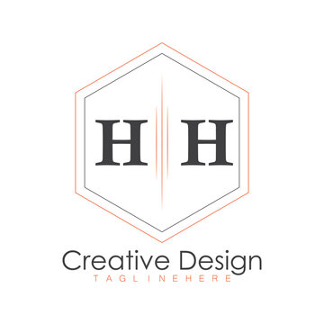 initial monogram logo with polygon style design.