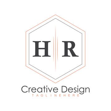 initial monogram logo with polygon style design.