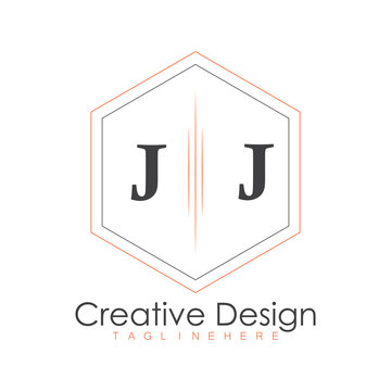 initial monogram logo with polygon style design.