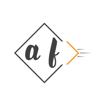 initial monogram logo with square style design.
