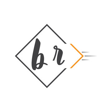 initial monogram logo with square style design.