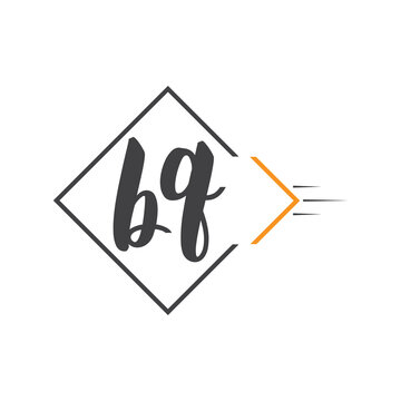 initial monogram logo with square style design.