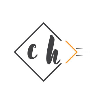 initial monogram logo with square style design.