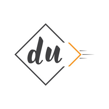 initial monogram logo with square style design.