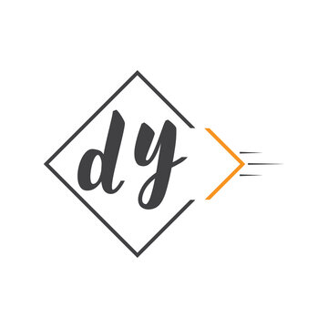 initial monogram logo with square style design.
