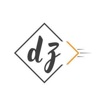 initial monogram logo with square style design.