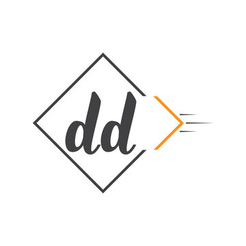 initial monogram logo with square style design.