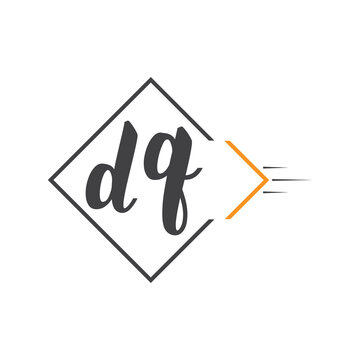 initial monogram logo with square style design.